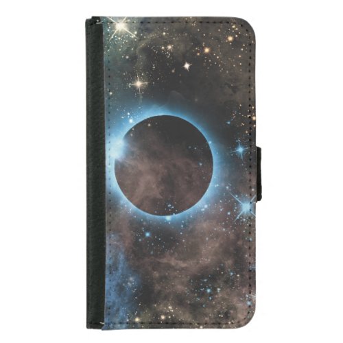 Galaxy Nebula Planet Hubble Telescope Photography Samsung Galaxy S5 Wallet Case