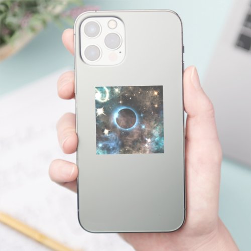 Galaxy Nebula Planet Hubble Telescope Photography Sticker