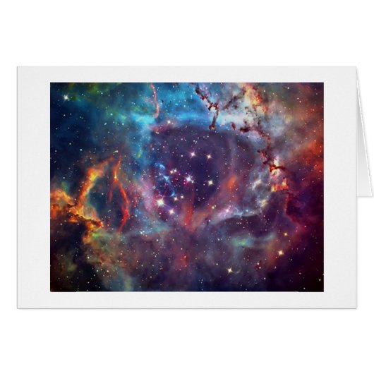 Galaxy Nebula space image. Cards (Front Horizontal)