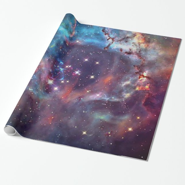 Galaxy Nebula space image. Wrapping Paper (Unrolled)