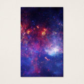 Galaxy Nebula Sympathy Funeral Prayer Card (Front)