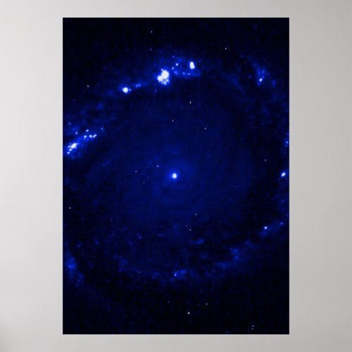 Galaxy NGC 1512 in Near_Ultraviolet Light Poster