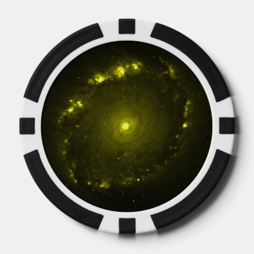 Galaxy NGC 1512 in Visible Light Poker Chips