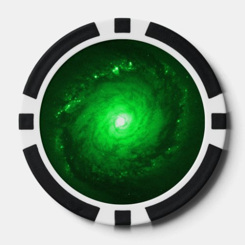 Galaxy NGC 1512 in Visible Light Poker Chips