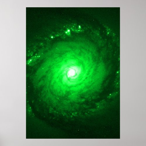 Galaxy NGC 1512 in Visible Light Poster