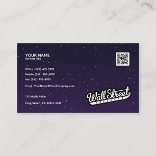 Galaxy Night Sky - Business Card Design