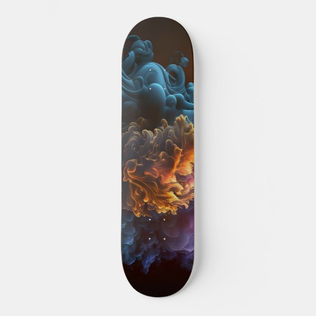 Galaxy Night Sky Skateboard (Front)