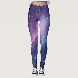Galaxy Night Sky Starry Leggings