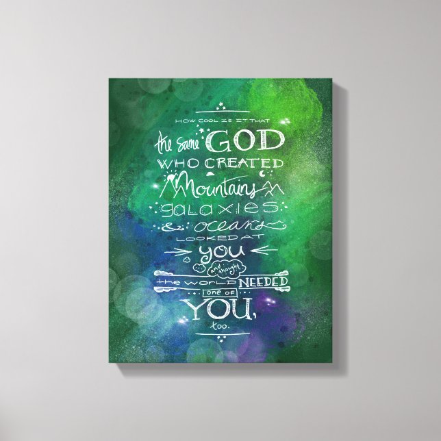 galaxy nursery art space astronomy baby room stars canvas print (Front)