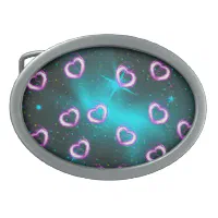 Monogram Starry Wingtip of Small Magellanic Cloud Belt Buckle, Zazzle