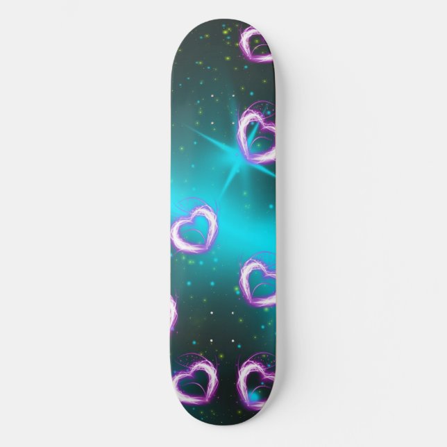 Galaxy of heart skateboard (Front)