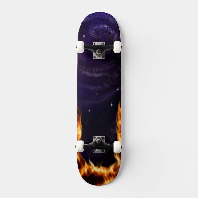 Galaxy On Fire Custom Skateboard (Front)