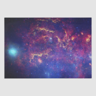 Galaxy Outer space Sky Stars Celestial Blue Tissue Paper