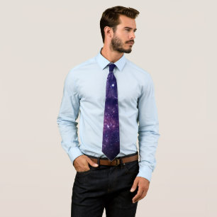 Galaxy Outer Space Stars Starry Night Sky Nasa Neck Tie
