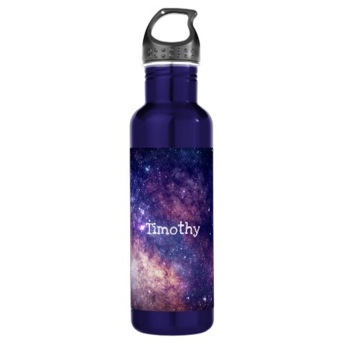 Galaxy Outer Space Stars Starry Night Sky  Stainless Steel Water Bottle