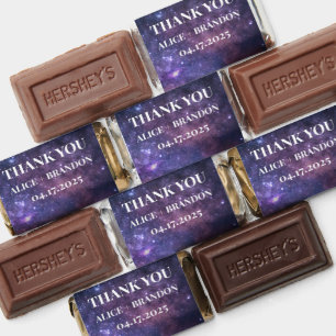 Galaxy Outer Space Stars Starry Thank you Hershey's Miniatures