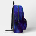 Galaxy Outer Space Universe w/ Name Kids Printed Backpack | Zazzle