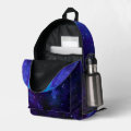 Galaxy Outer Space Universe w/ Name Kids Printed Backpack | Zazzle