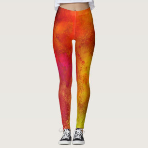 Galaxy Paint Splatter Effect Leggings