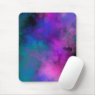 Galaxy Paint Splatter effect Mouse Pad