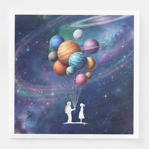 Galaxy Paper Dinner Napkins
