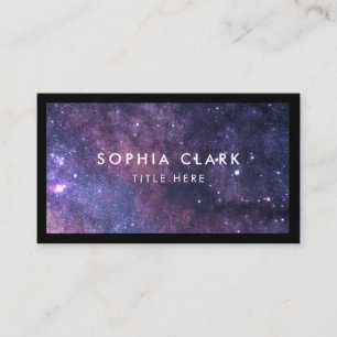 Galaxy Personalized Luxury Modern Elegant Business Card