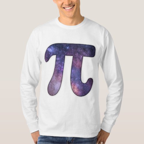 Galaxy Pi Math Science Astronomy Geek 314 Pi Day T_Shirt