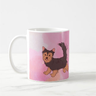 Galaxy Pink Yorkie Mug