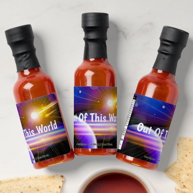 Galaxy Planets Hot Sauces (Laydown)