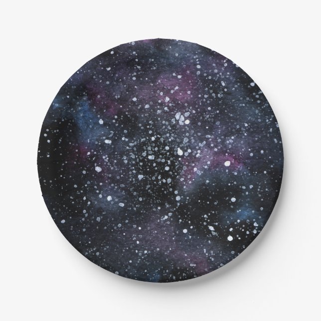 Galaxy Plates Galaxy Birthday Party Plates (Front)
