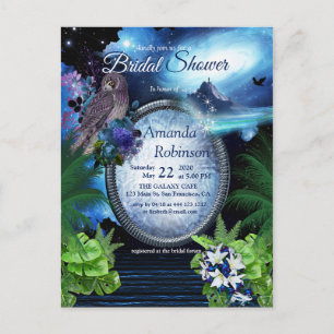 Galaxy Portal Bridal Shower Postcard