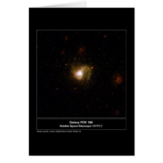 Galaxy POX 186 Hubble Telescope Cards (Front)