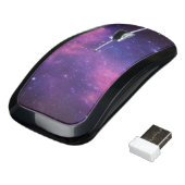 Galaxy Print Wireless Mouse (Angled)