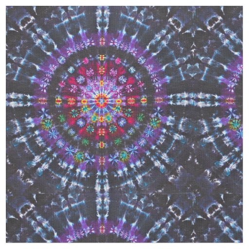 Galaxy Purple Tie Dye Fabric