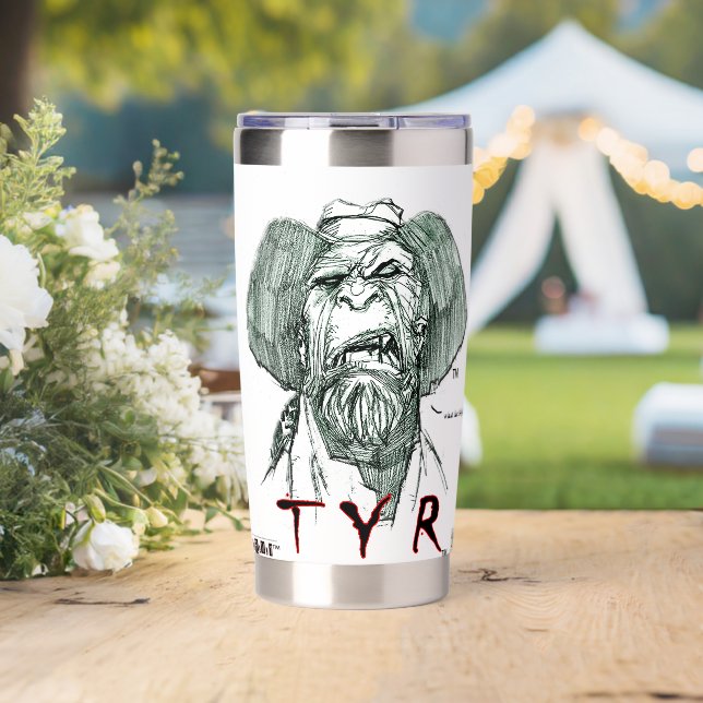 GALAXY REMIX "TYR" stainless steel thermal tumbler (Wedding (Rotated))