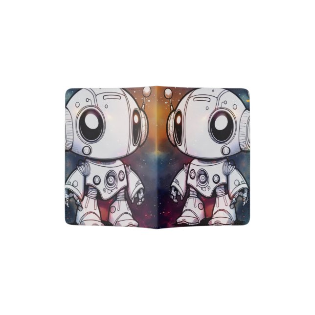 Galaxy Robot Passport Holder (Opened)