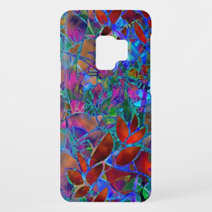 Galaxy S9 Case BarelyThere Floral Stained Glass