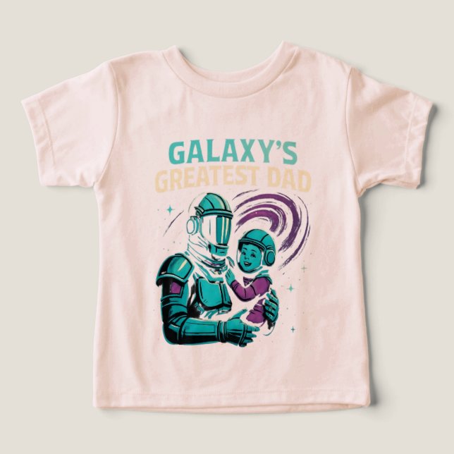 Galaxy’s Greatest Dad – Interstellar Fatherhood  Toddler T-shirt (Design Front)