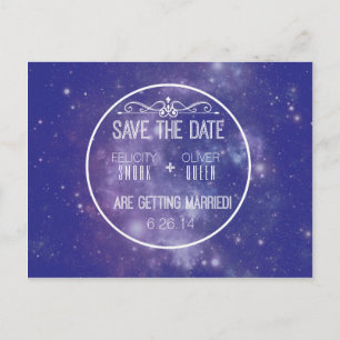 Galaxy Save The Date Postcard