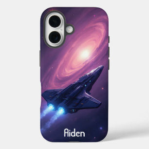 Galaxy Ship iPhone 16 Case