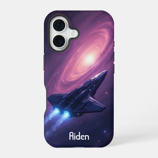 Galaxy Ship Iphone Case (Back)