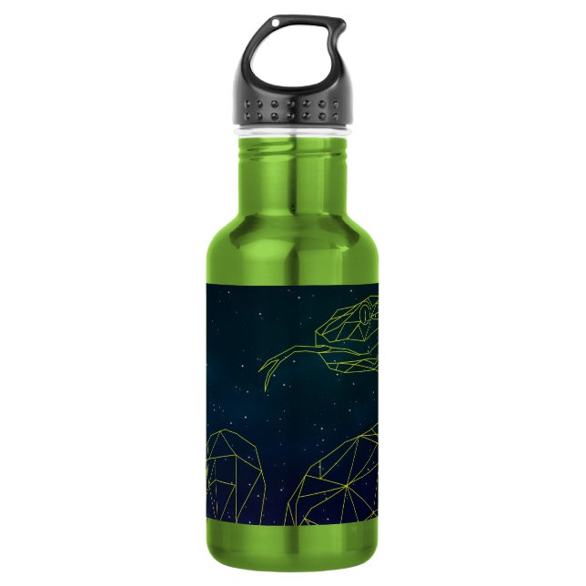 Galaxy Snake Water Bottle (Front)