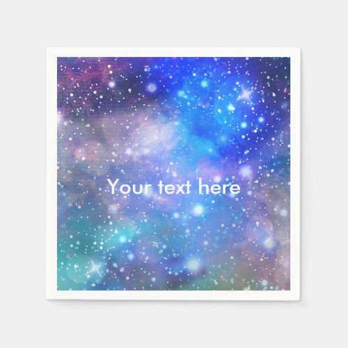 Galaxy Space Birthday Party Napkins