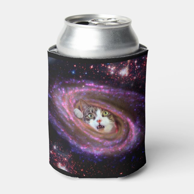 Galaxy Space Cats Can Cooler (Can Front)