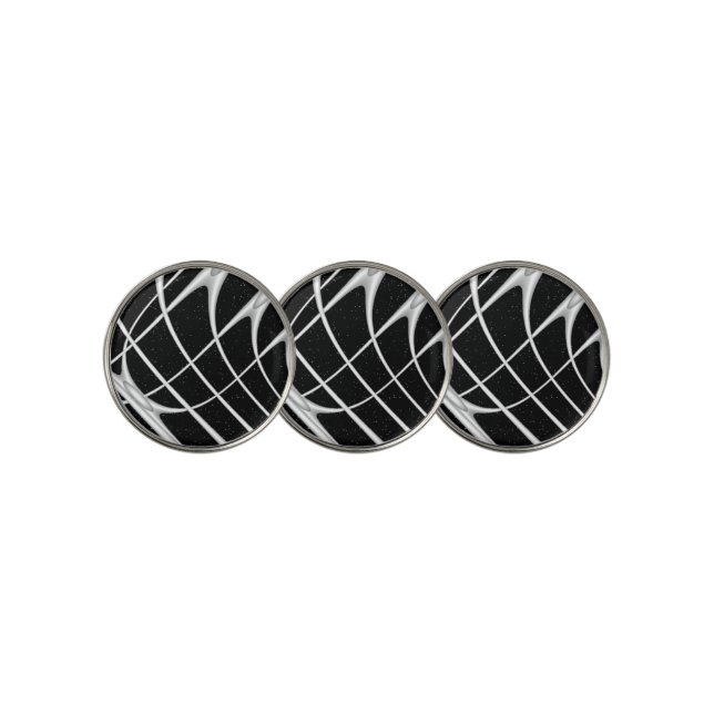 Galaxy Space Design Golf Ball Marker (3 Up)