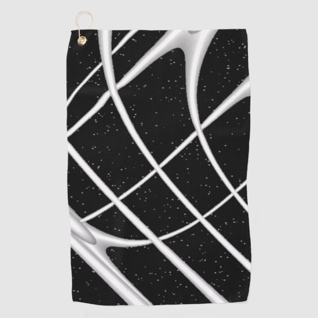 Galaxy Space Design Golf Towel (Front)