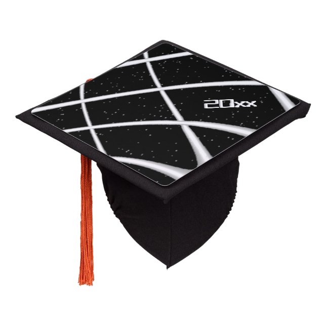 Galaxy Space Design Graduation Cap Topper (Angled)