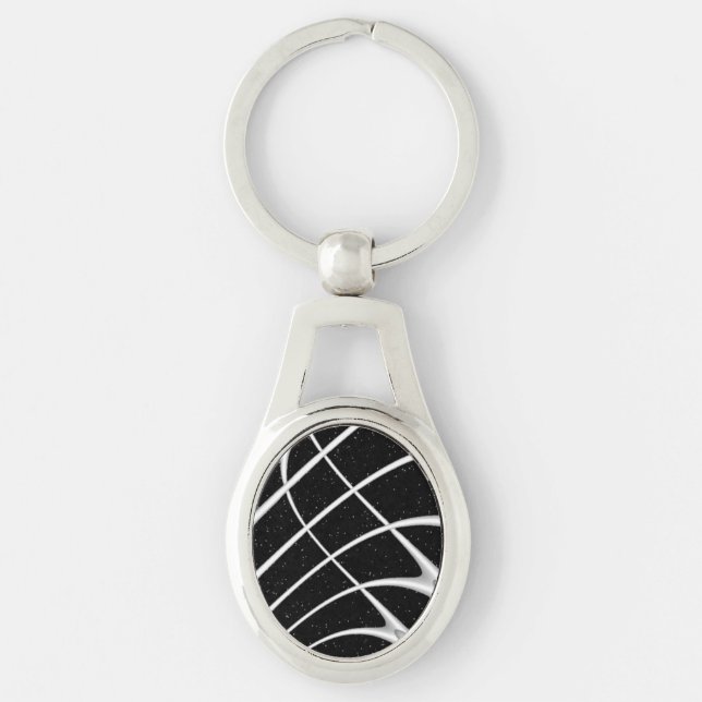 Galaxy Space Design Keychain (Front)
