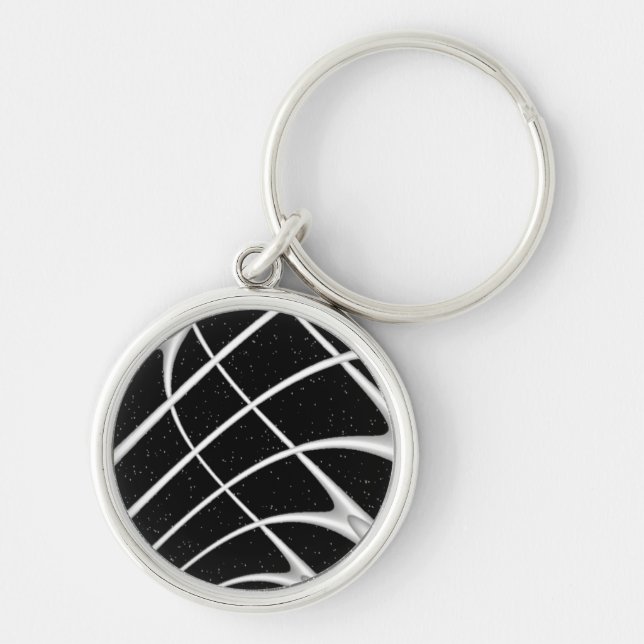 Galaxy Space Design Keychain (Front)