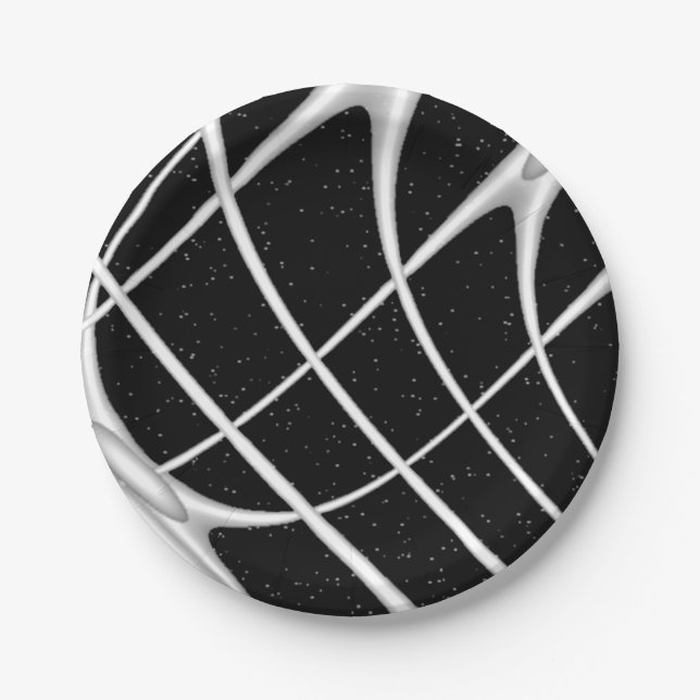 Galaxy Space Design Paper Plates (Front)